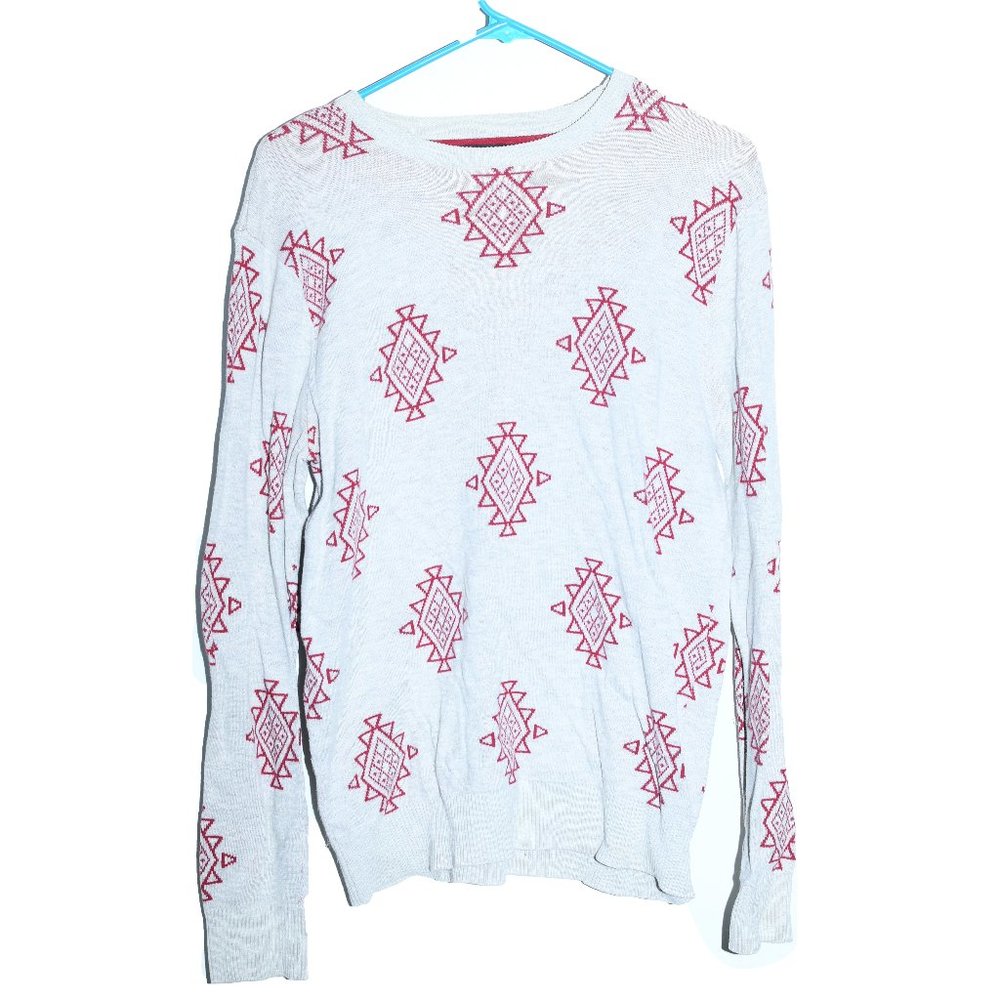 21 Men Sweater Tribal Print Size XS